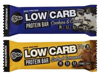 Coles Bsc bodyscience high protein low carb bars 60g offer