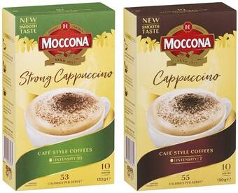 Coles Moccona café classics coffee sachets 10 pack offer
