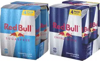Coles Red bull energy drink 4x250ml offer