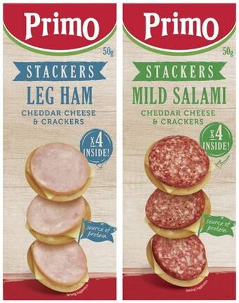 Coles Primo stackers 45g-50g offer