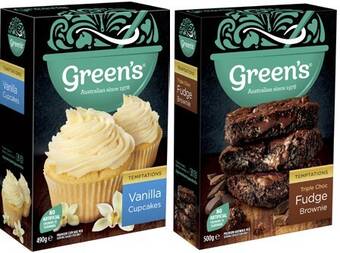 Coles Green's premium baking mixes 380g-630g offer