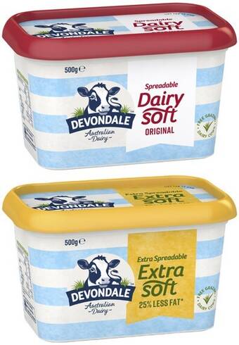 Coles Devondale blend tub 500g offer