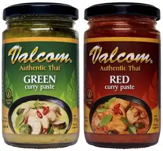 Coles Valcom curry paste 210g-240g offer