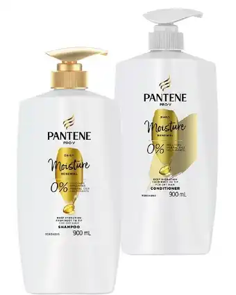 Coles Pantene shampoo or conditioner 900ml offer
