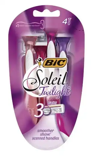 Bic soleil twilight lavender razors 4 pack