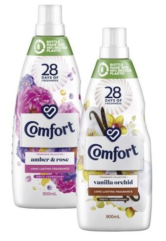 Coles Comfort fabric conditioner 900ml offer