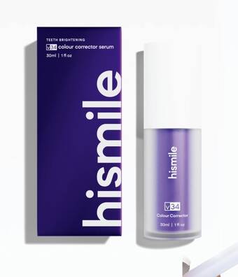Coles Hismile v34 colour corrector teeth whitening serum 30ml offer