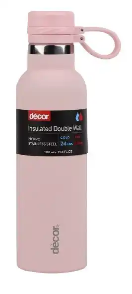 Coles Décor insulated double wall hydro bottle 750ml offer