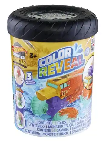 Coles Hot wheels monster truck color reveal offer