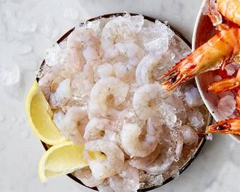 Coles Coles raw peeled prawns 260g offer