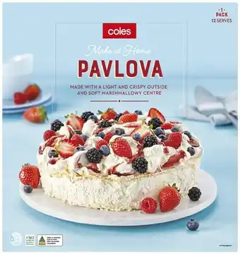 Coles pavlova 1 pack