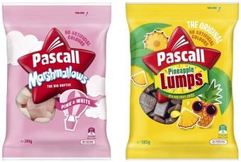 Coles Pascall marshmallows 280g or chocolate bites 160g-185g offer