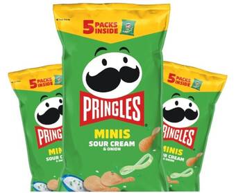 Coles Pringles potato crisps 5 pack offer