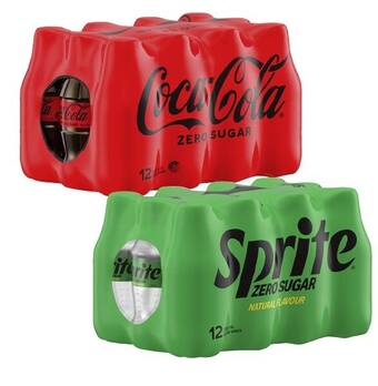 Coles Coca-cola, fanta or sprite soft drink 12x300ml offer