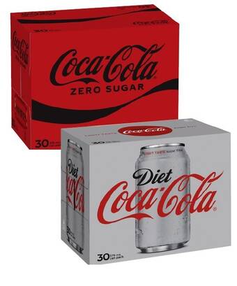 Coles Coca-cola soft drink 30x375ml offer