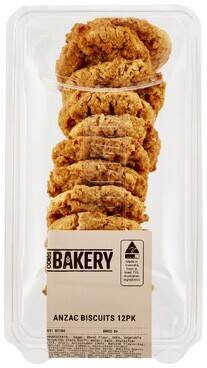 Coles Coles bakery anzac biscuits 12 pack offer