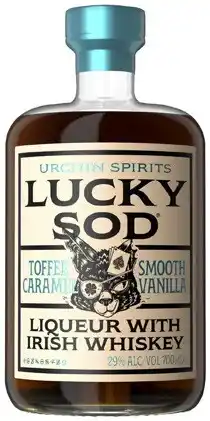 Lucky sod irish whiskey liqueur