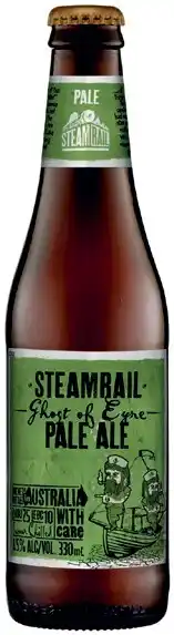 Coles Steamrail pale ale bottles 24x330ml offer