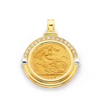 Prouds 9ct gold diamond enhancer pendant offer