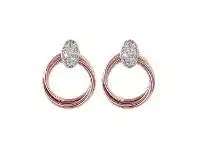 Bevilles Jewellery Bronzallure Multicircle Dangle Earrings With Cubic Zirconia offer