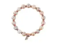 Bevilles Jewellery Bronzallure Maxima Pearl Stretch Bracelet offer