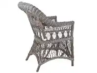 LivingStyles Curtin Rattan Armchair, Grey Wash offer