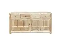LivingStyles Zhengde Reclaimed Elm Timber 4 Door 2 Drawer Oriental Sideboard, 154cm offer