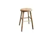 LivingStyles Lavialle Oak Timber Counter Stool, Natural offer