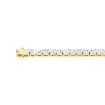 Angus & Coote 9ct gold diamond tennis bracelet offer