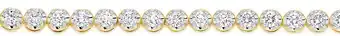 Angus & Coote Alora 14ct gold lab grown diamond tennis bracelet offer