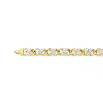 Angus & Coote 9ct gold diamond infinity bracelet offer