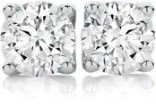 Angus & Coote 9ct white gold diamond stud earrings offer