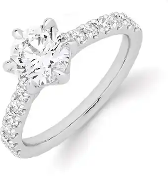 Angus & Coote Alora by angus & coote 14ct white gold lab grown diamond ring offer