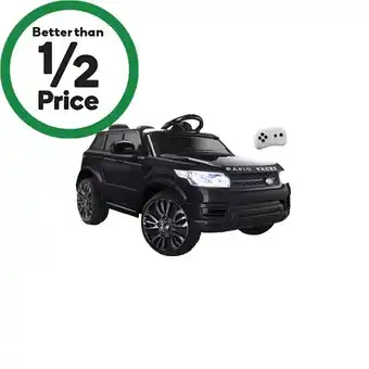 Woolworths Mazam ride on car electric vehicle toy remote cars kids gift mp3 led light 12v offer