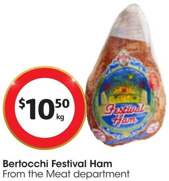Coles Bertocchi Festival Ham offer