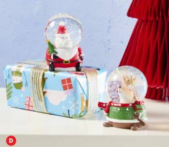 Coles Glass Snow Globe offer