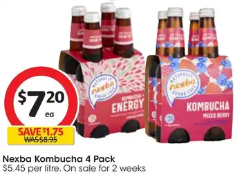 Nexba Kombucha 4 Pack