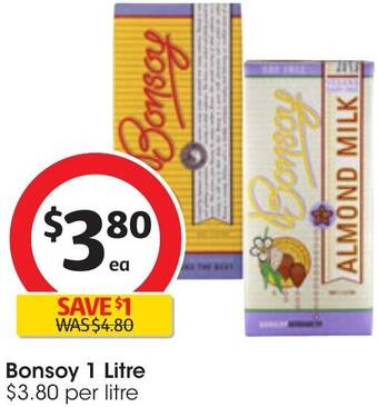 Coles Bonsoy 1 Litre offer