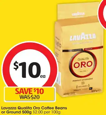 Lavazza Qualita Oro Coffee Beans or Ground 500g