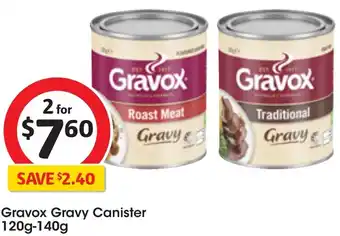 Coles Gravox Gravy Canister 120g-140g offer