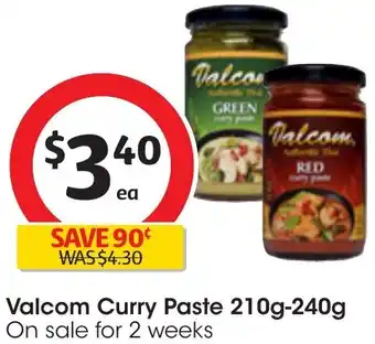 Valcom Curry Paste 210g-240g