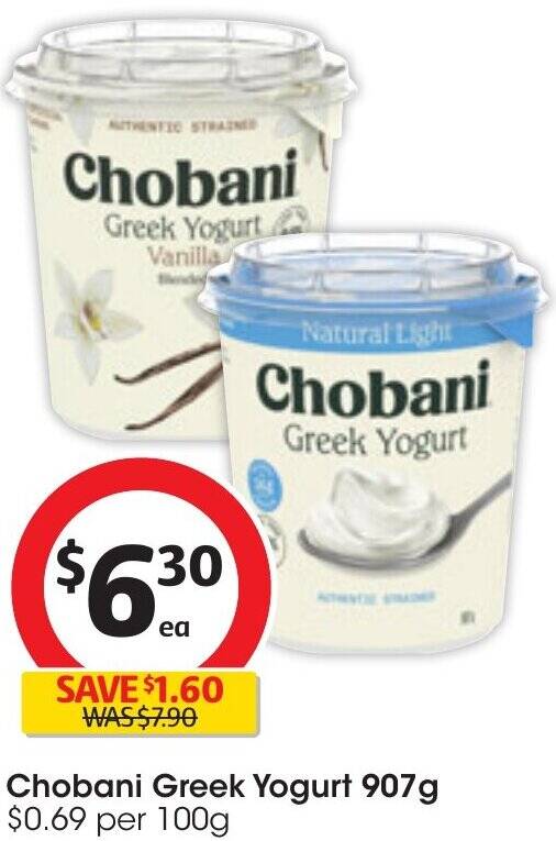 Greek deals yogurt coles