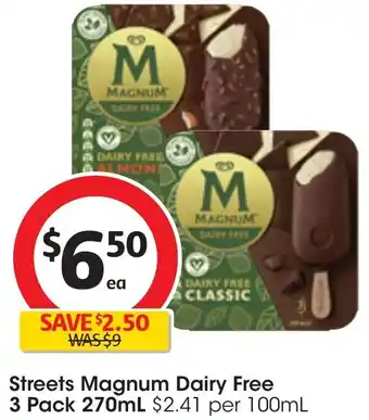 Streets Magnum Dairy Free 3 Pack 270mL