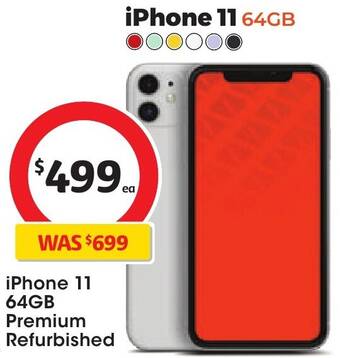 Coles iPhone 11 64GB offer