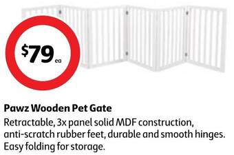 Coles Pawz Wooden Pet Gate offer