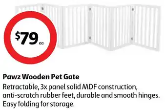Pawz Wooden Pet Gate