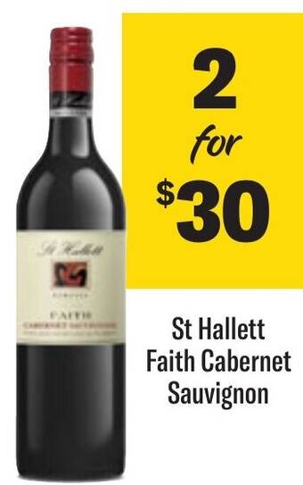 Coles St Hallett Faith Cabernet Sauvignon offer