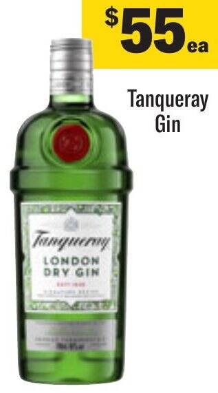 Coles Tanqueray Gin offer