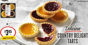 IGA COUNTRY DELIGHT TARTS offer