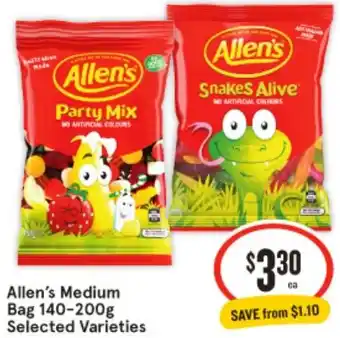 Allen's Medium Bag 140-200g
